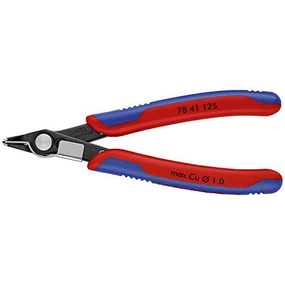 KNIPEX - 78 41 125 Tools - Electronics Super-Knips, Multi-Component (7841125) - size: 5-Inch with Lead Catcher