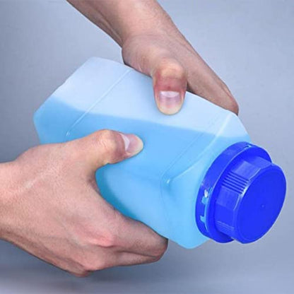 Othmro 5pcs Plastic Lab Chemical Reagent Bottles, 1000ml/33.81oz Wide Mouth Liquid/Solid Square Sample Storage Container Sealing Bottles with Anti-theft Cap Black - color: Black