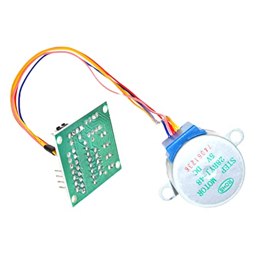 28BYJ-48 ULN2003 5V Stepper Motor with Driver for Arduino, ESP32, ESP8266, Raspberry Pi, 2 Pieces - size: 5V