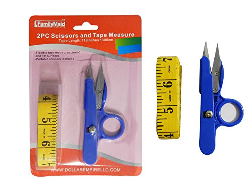 DollarItemDirect 2 pcs Scissor & Tape Measure Set, Case of 144