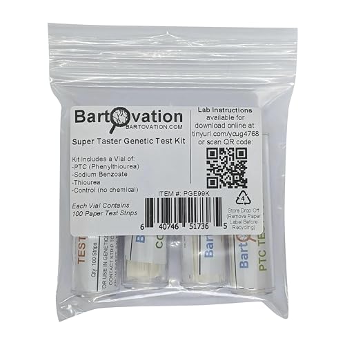 Bartovation Super Taster Test Kit, Classroom Lab, 100 Complete Experiments