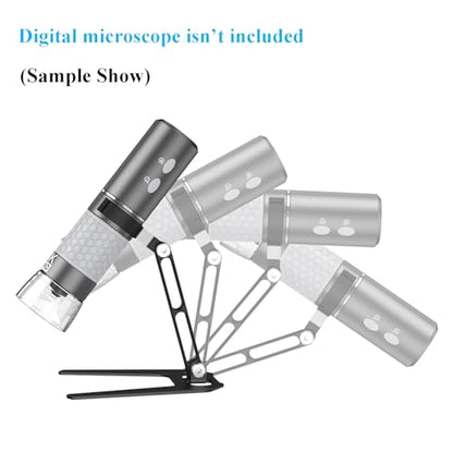 Aluminum Alloy Simple Bracket Stand for USB Microscope and WiFi Microscope