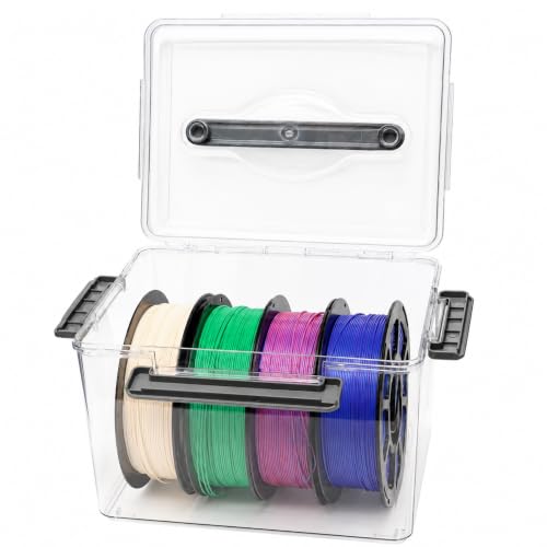 3D Printer Filament Storage Box Kit, Filament Dry Box Set with Sealed Lids