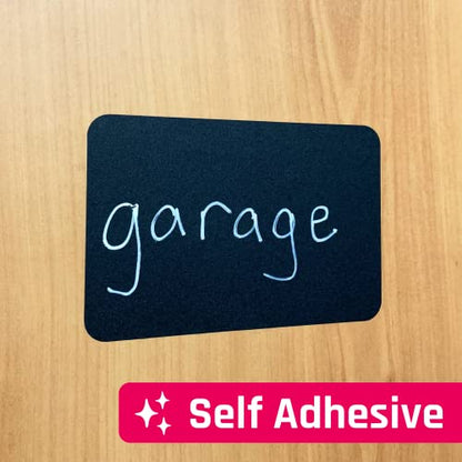200 Pack, Large Chalkboard Labels Stickers - Rectangle, 6" x 4" - size: 200 Labels