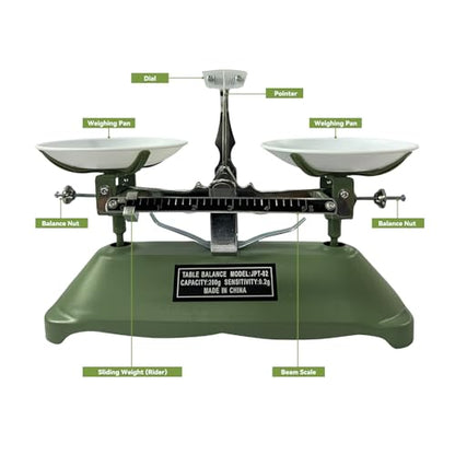 TADA 200g/0.2g Mechanical Balance Scale for Classroom Teaching Tool