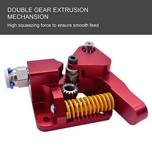 Upgrade Ender 3 Extruder Kit All Metal MK8 Extruder, 4PCS Hand Twist Leveling Nut with 8PCS Bed Level Springs,1M PTFE Bowden Tubing for Ender 3 V2/3/3 Pro/Ender 5 /CR-10/10S - size: Leveling Nuts and Extruder