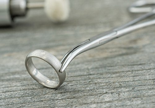 SE 5.5-Inch Stainless Steel Curved Forceps - Self-Locking, Serrated Tip for Precision Grip and Clamping - Perfect for Crafting, Fishing Tasks, Jewelry Making, and More! - - size: 5-1/2", style: Curved