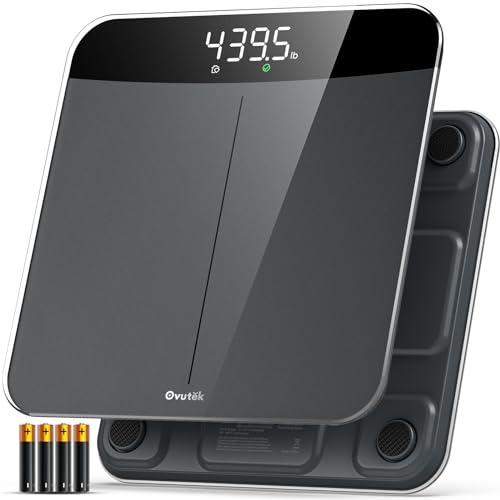 Ovutek Bathroom Scales Digital Weight 450lb, Most Accurate to 0.05lb - color: Black