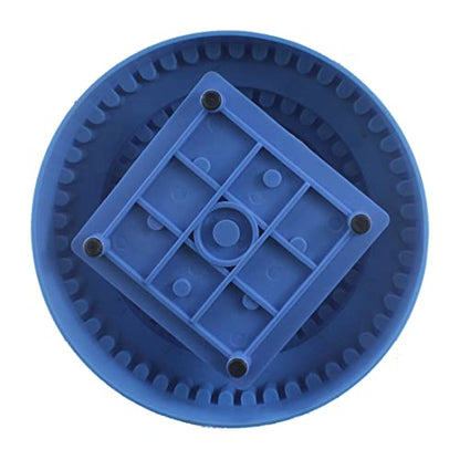 Rotary Bur Holder, 116 Hole Burr Storage Box for Rotary Bits (Blue) - color: Blue
