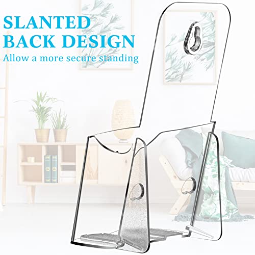 Yookeer 20 Pieces Acrylic Brochure Holder Clear Rack Card Holder