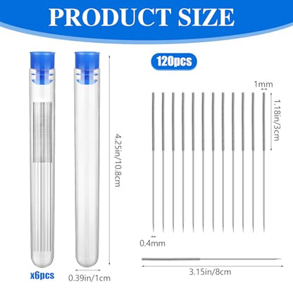 120 Pieces 3D Printer Nozzle Cleaning Needles, 3D Printer Nozzle Cleaning Kit 0.4 Mm Stainless Steel Needles Cleaner 3D Printer Nozzle Cleaner 3D Printer Accessory - color: 0.4mm / 120 Pieces