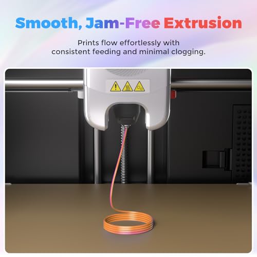 FLASHFORGE Silk Dual Color Filament, Gold and Rose 2 in 1 Coextrusion Silk PLA Filament 1.75mm, 3D Printer Filament Color Change 1kg(2.2lbs) Spool, Dimensional Accuracy +/- 0.02mm - color: Gold and Rose 2 in 1