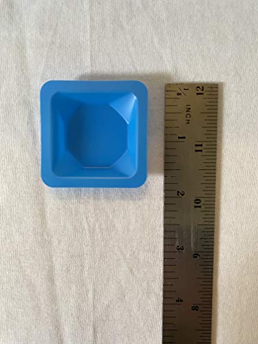 Standard Weighing Boats, W-S46-BL-50, 46mm, Small, Blue, Pack of 50