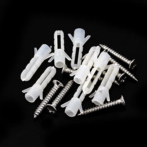 Antrader 8Pcs Clear Standoffs, 1/2" x 3/4" Acrylic Standoff Screws - color: Clear, size: 1/2" x 3/4" (13 x 19mm)-8Pcs
