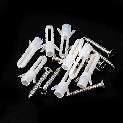 Antrader 8Pcs Clear Standoffs, 3/4" x 1" Acrylic Standoff Screws - color: Clear, size: 3/4" x 1" (19 x 25mm)-8Pcs
