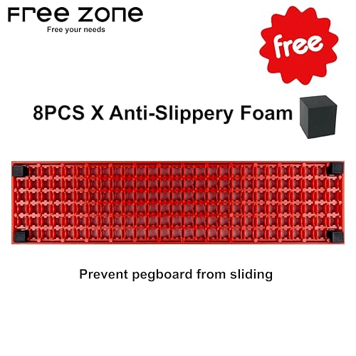 Free Zone Bit Organizer Set, 316-Hole 1/4" Hex Bit Toolbox Storage - color: Red