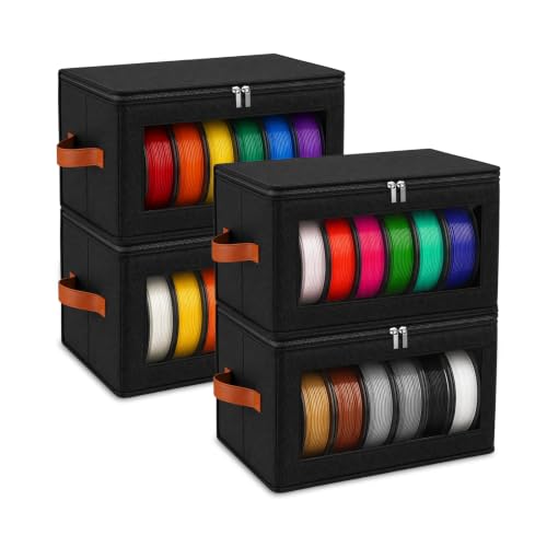 3D Printer Filament Storage Box - 4pcs Reusable Filament Container