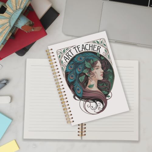 Qabliqo Art Teacher Gifts for Women Spiral Notebook Journal - color: Art Teacher 3