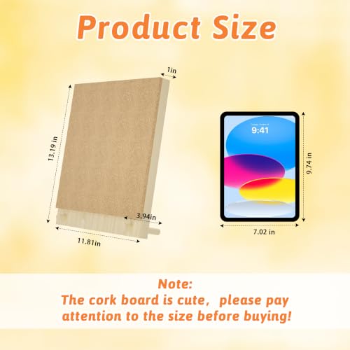 Trycooling Wood Frame Bulletin Board, Cork Board, Wood, Large - color: Wood, size: 13.1" x 11.8"