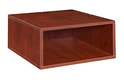 Niche Cubo Half Size Stackable Storage Cube- Warm Cherry (PC1206WC)