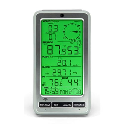 Ambient Weather WS-12 Wireless Weather Station w/Ambient Color Changing Display