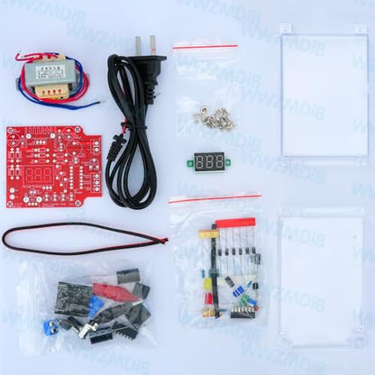 WWZMDiB LM317 Adjustable Voltage Regulator Kit AC-DC 110V to 1.25V-12V DIY Electronic Components Kits for Adults