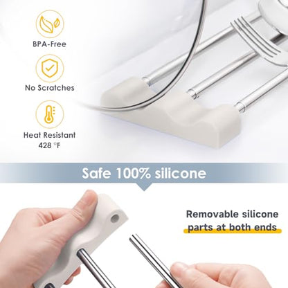 Tomorotec Adjustable Over-The-Sink Kitchen Rack, BPA-Free, White - color: White