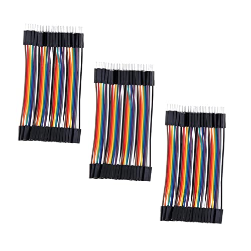 120Pcs Breadboard Jumper Wires,10 cm 40 Pin Male to Female - size: 3.9 inch (10 cm), style: Male to Female