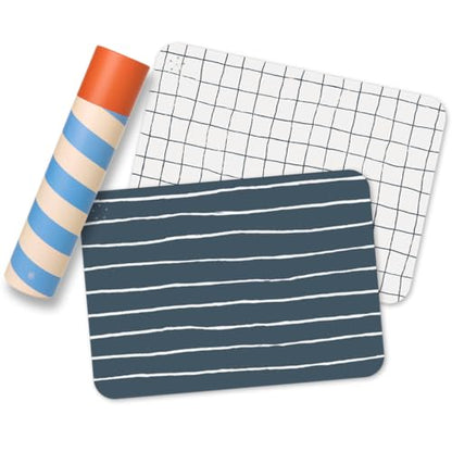 APLAINR Silicone Kids Placemats, Set of 2, Blue Hour - color: Blue Hour