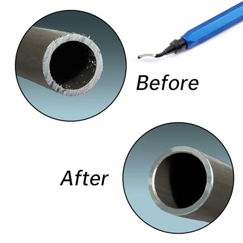 2 Pcs Deburring Tool +10 Pcs BS1010 High Speed Steel Blades