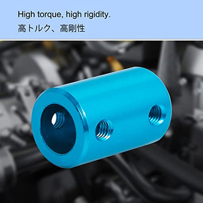 6mm to 10mm Rigid Couplings Set Screw Shaft Stepper Motor, Length 25mm / 1" Motor Coupler Connector Rigid with Screw for 3D Printer, RC Robot, Car Model Shaft, CNC Machine, DIY Encoder 4 Pcs - size: 6mm to 10mm, style: Blue