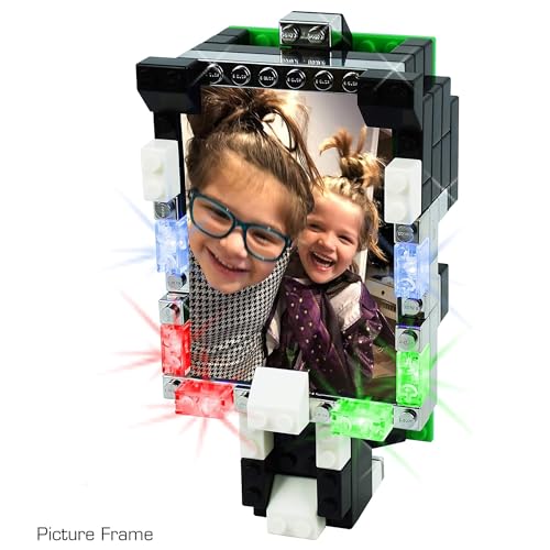 E-Blox Power Blox Builder - Plus Kit 3D LED Light-Up Building Blocks Toys Set for Kids Ages 8+