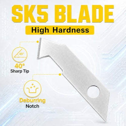 DIYSELF Professional Plexiglass Cutter, Acrylic Cutter with 10 SK5 Blades