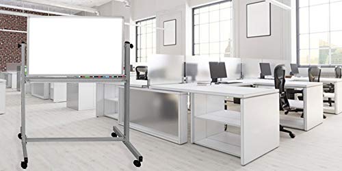Luxor MB3624WW Reversible Magnetic Whiteboard/Whiteboard, 36 x 24 - size: 42"W x 2"H
