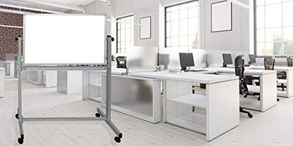 Luxor MB3624WW Reversible Magnetic Whiteboard/Whiteboard, 36 x 24 - size: 42"W x 2"H