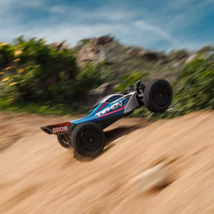 ARRMA Typhon GROM 4x4 RC Buggy, RTR, Blue/Silver - color: Blue/Silver
