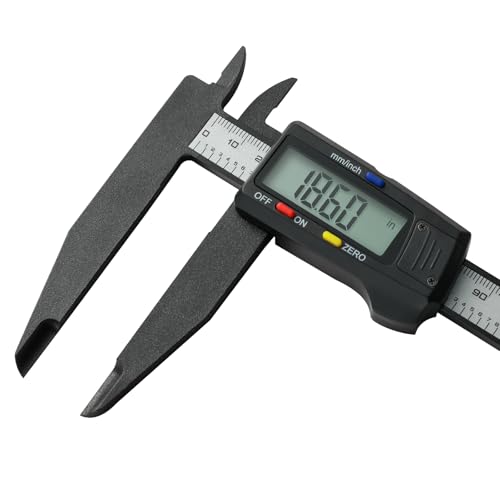 Digital Caliper 0-8" Measuring Tool, Micrometer Caliper with Auto-Off Feature, Interchangeable Between inches and millimeters for Jewelry Measurement and 3D Printing