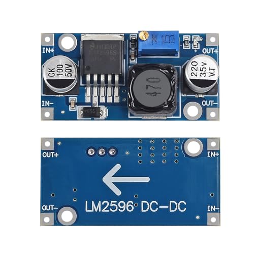 5 Pack LM2596 DC to DC Buck Converter 3.0-40V to 1.5-35V Power Supply Step Down Module - color: 5PCS
