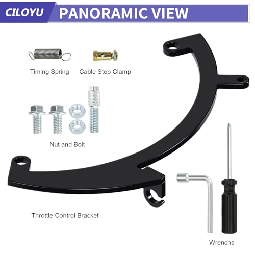 Performance Throttle Linkage Kit Compatible with Predator 79 Engine - color: Black
