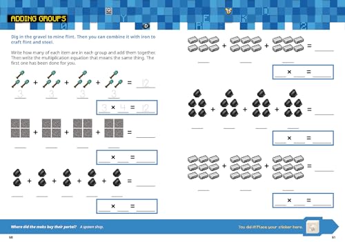 Official Minecraft Workbook: Grade 2