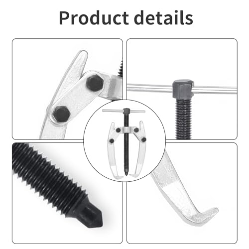 2 Jaw 3in/80mm Universal Bearing Gear Pullers - size: Mini 2Jaw 0.4-3 In