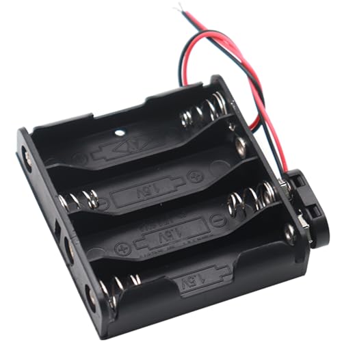 8PCS 4 AA Battery Holder with 9V Standard Snap Connector