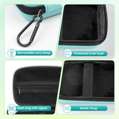 Phomemo D30 D30D D35 Label Maker Case, Waterproof Storage Bag - color: Green, style: 1 Case