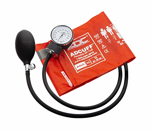 ADC Prosphyg 760 Professional Pocket Aneroid Sphygmomanometer - color: Orange, size: Adult