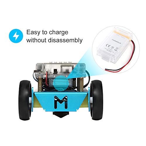 Makeblock Bundle of mBot Pink Robot Kit + 3.7V Rechargeable Li-Polymer Battery