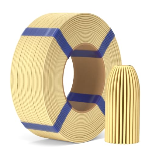 ELEGOO PLA Basic Refill 3D Printer Filament 1.75mm Cream Yellow 1KG - color: 1kg Pla Cream Yellow