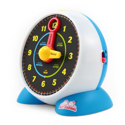 BEST LEARNING Learning Clock - Talking Time Teaching Toy for Kids