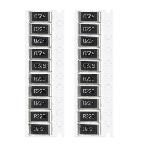 PATIKIL 2512 Surface Mount Device Chip Resistor Kit, 20Pcs 0.22 Ohm 1% Tolerance 1W DIY Resistor Ceramic Resistance Assortment Kits for Electronic Products - style: 0.22 Ohm