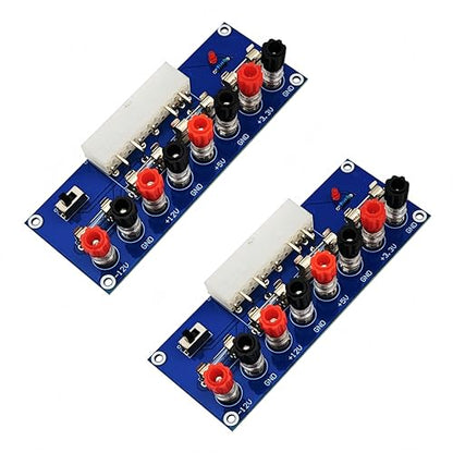 2PCS XH-M229 ATX Desktop PC Computer Chassis Power Supply Transfer Board 12V 5V 3.3V