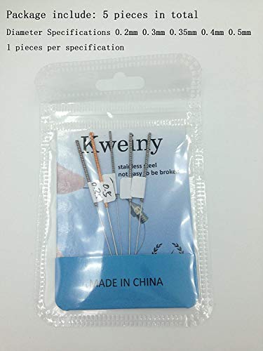 Nozzle Cleaning Tool(Needle) Multi Size 5 Pack for 3D Printer